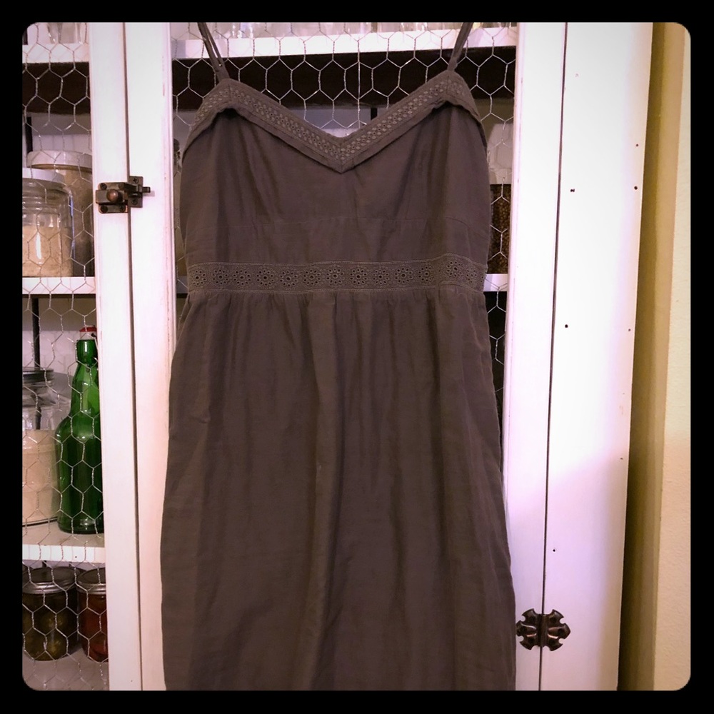 American Eagle Dress with lace trim.